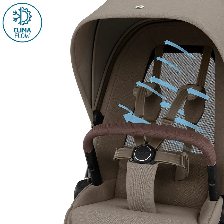 B-Ware Maxi Cosi Premi Fame Gestell Kombikinderwagen Twillic Truffle Babywagen